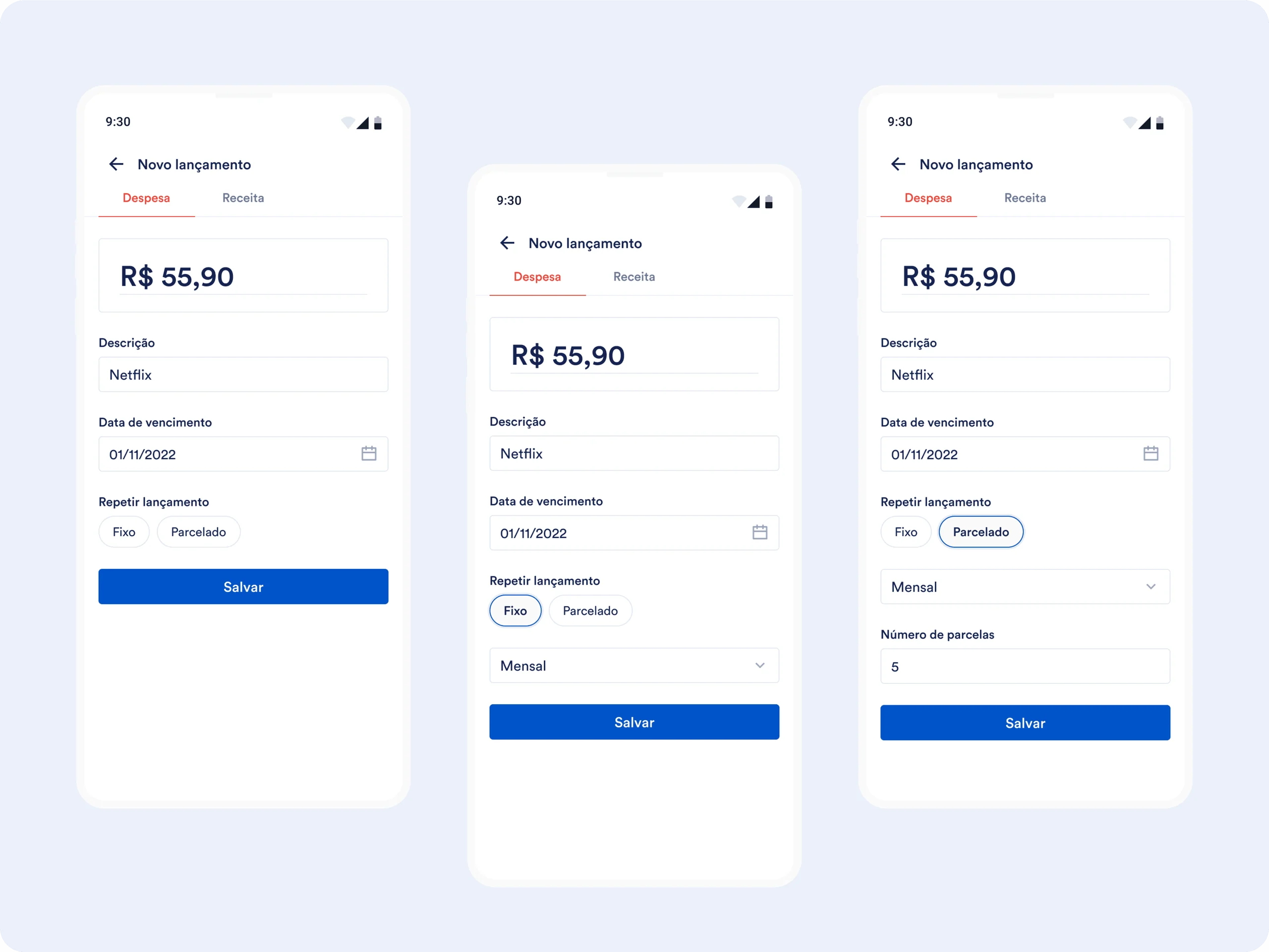 my expenses, solution 2